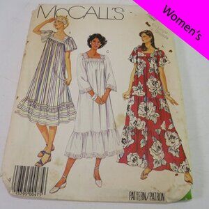 McCall's 2537 sewing pattern pullover dress large or short 22-24
